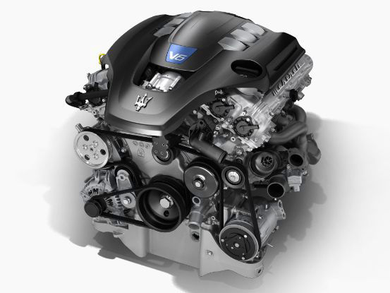 2018 Maserati Quattroporte V6 Engine