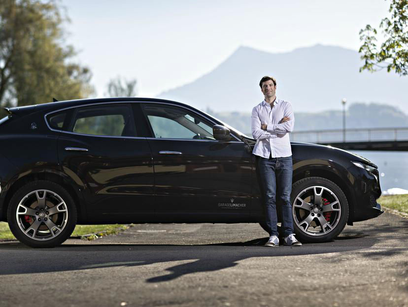 Mario Gyr und sein Maserati Levante