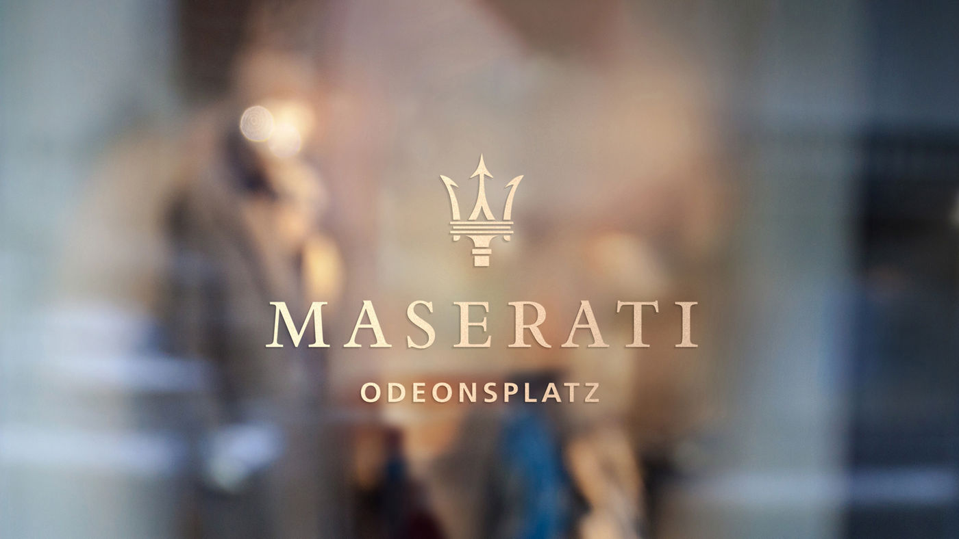 Maserati am Odeonsplatz in München