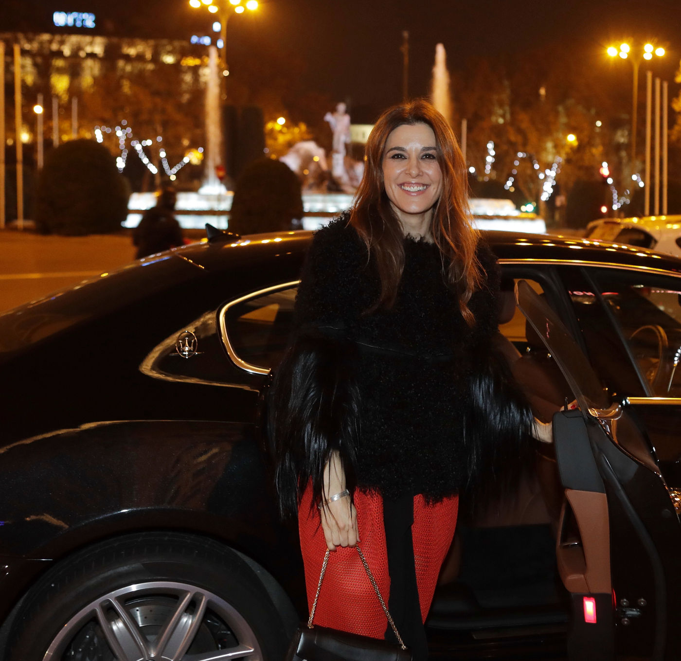 Raquel Sánchez Silva con Maserati Quattroporte 