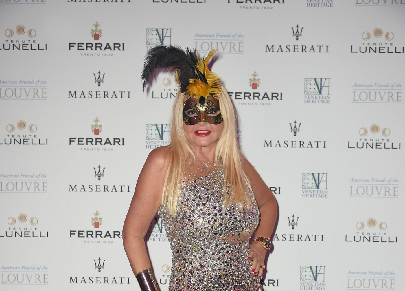 Monika Bacardi durante gala Maserati