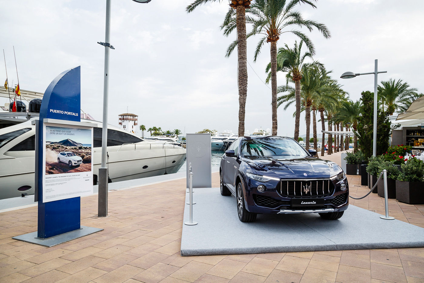 Maserati Levante on display in Puerto Portals
