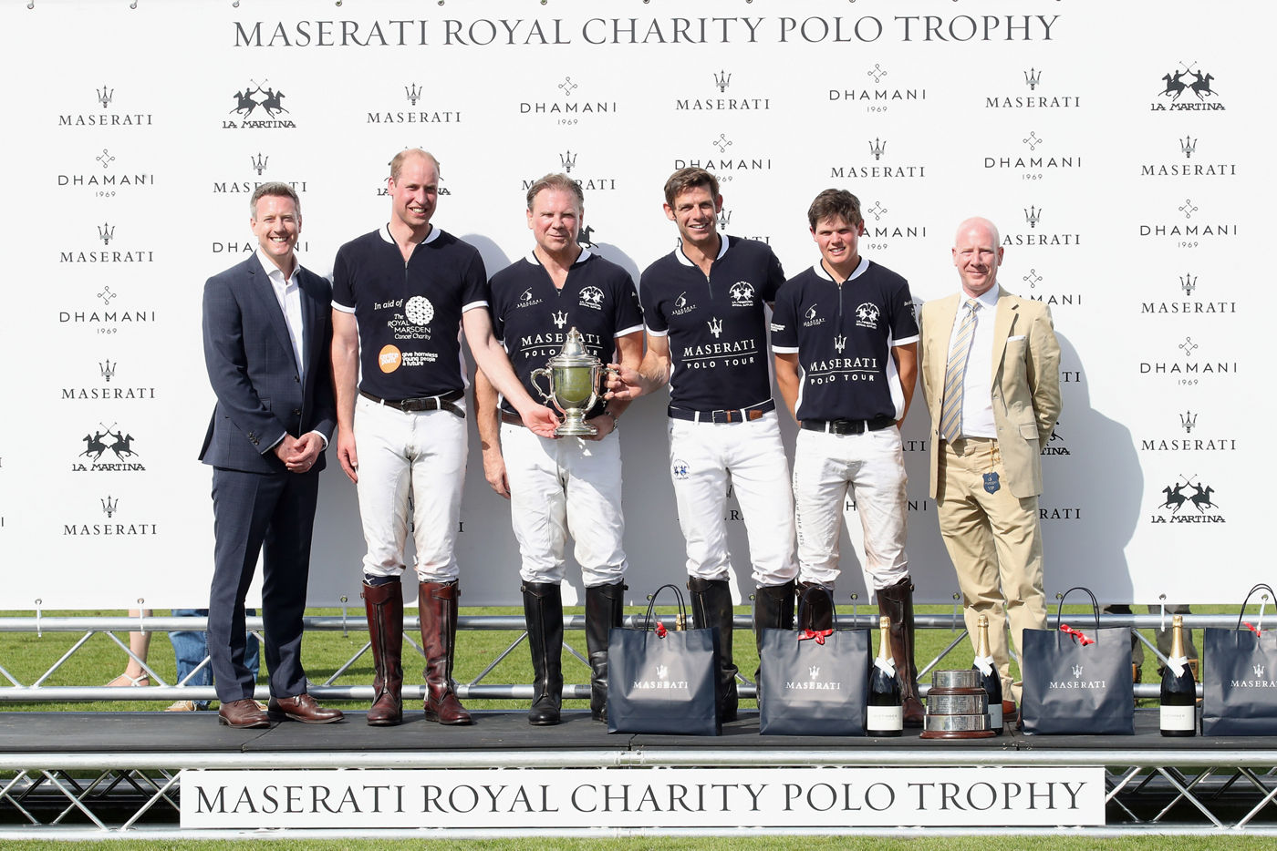 Ganadores del Maserati Royal Charity Polo Trophy