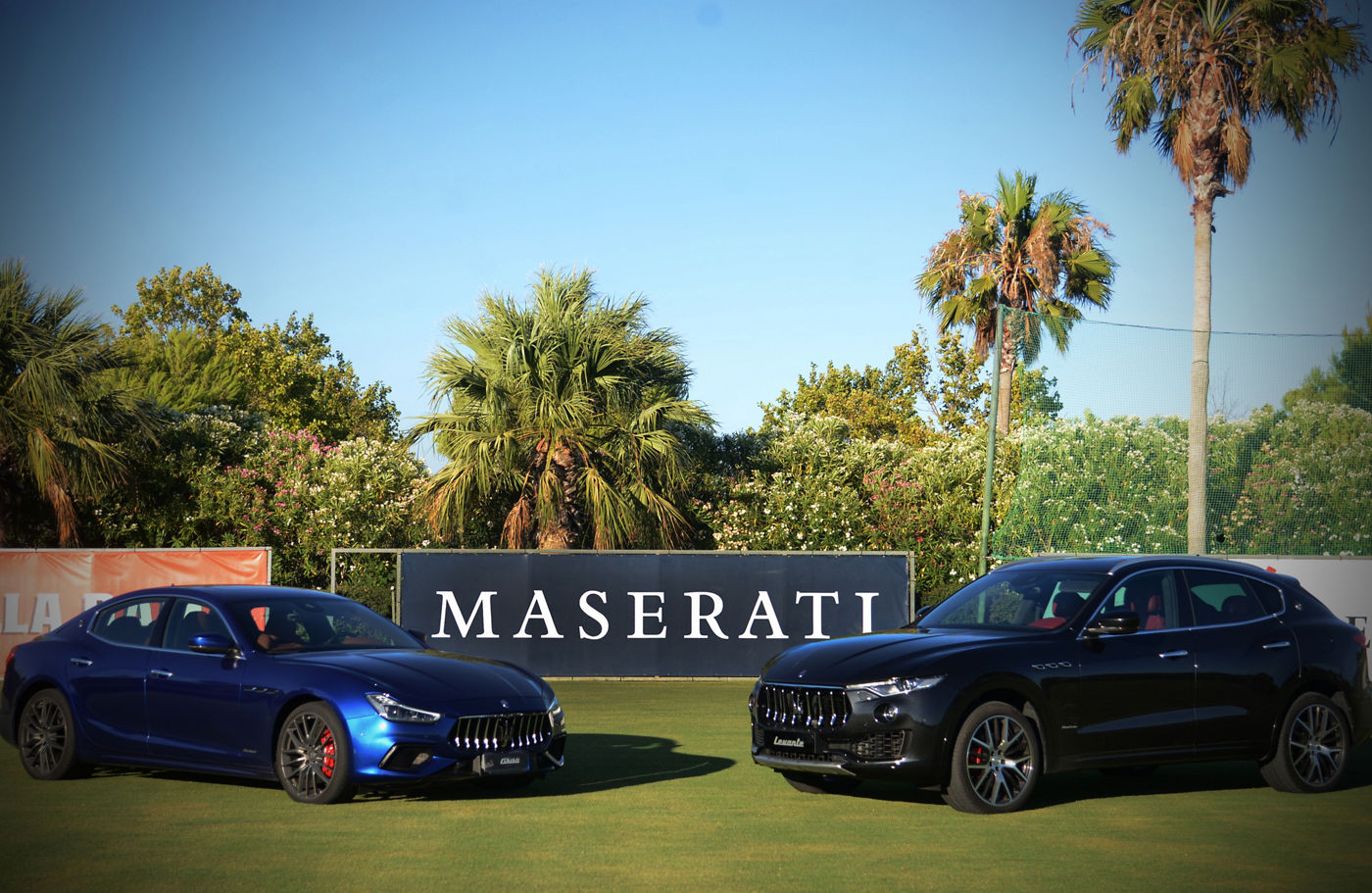 Maserati Ghibli and Maserati Levante at Santa Maria Polo Club Sotogrande