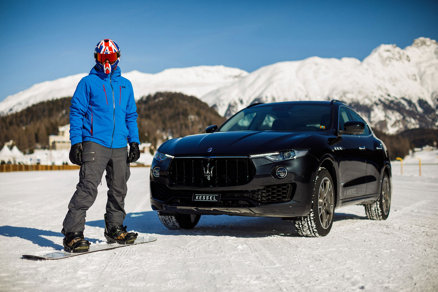 Maserati Levante GranSport en la nieve con Jamie Barrow