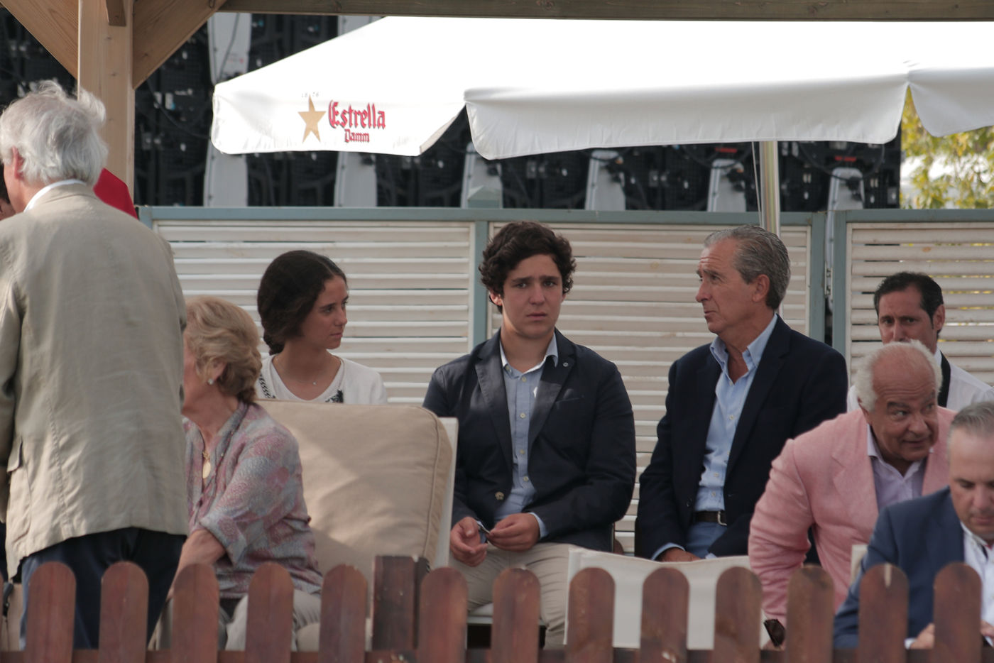 Victoria Federica y Felipe Juan Froilán de Marichalar y Borbón durante partido de polo Maserati
