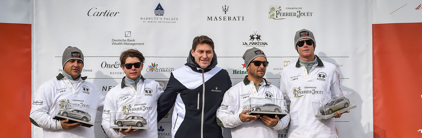 Giulio Pastore con ganadores del Maserati Polo Tour 2017