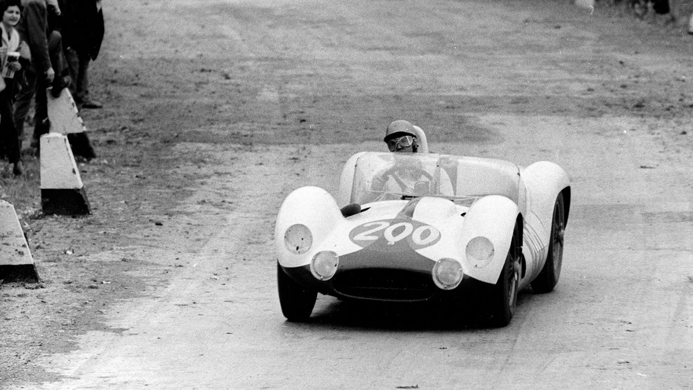 Maserati Tipo 60 “Birdcage” race debut at Rouen in 1959