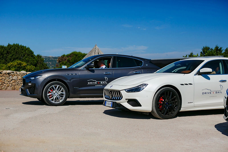 Maserati Ghibli e Maserati Levante al Drive&Sail