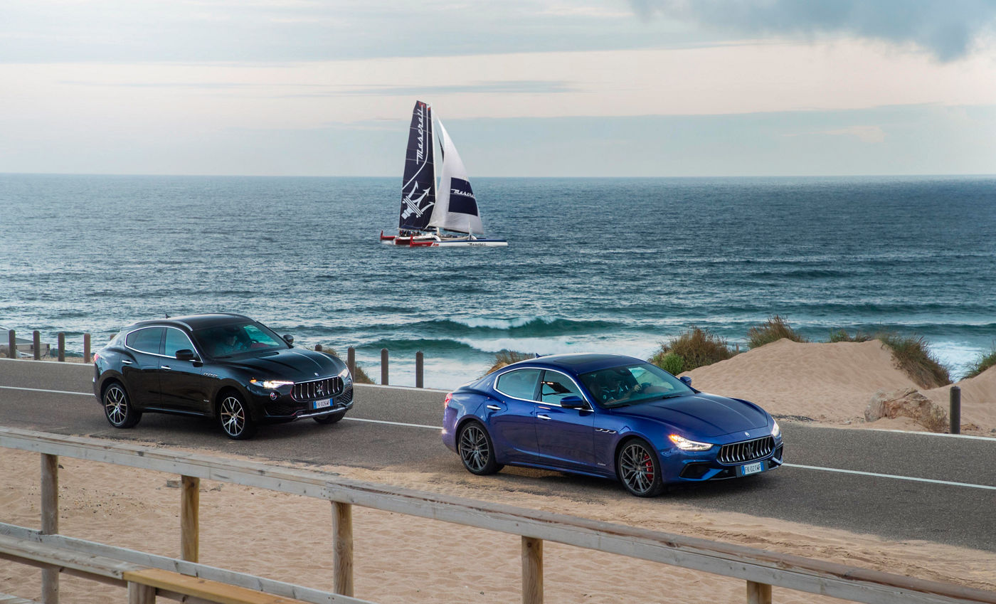 La berlina Ghibli, il SUV Levante e il Trimarano Maserati Multi70 a Porto Cervo per presentare la gamma MY19
