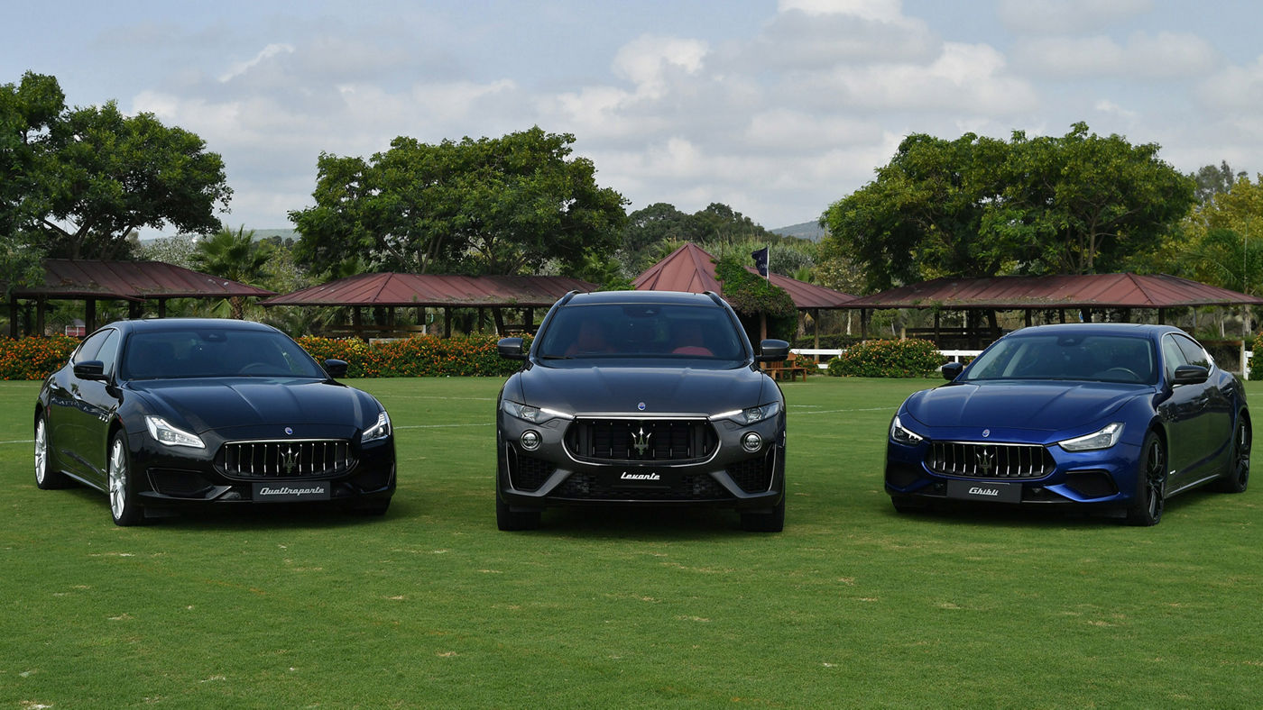 L'ammiraglia Quattroporte, il SUV Levante e la berlina Ghibli auto ufficiali del Torneo Internazionale di Polo firmato Maserati e La Martina