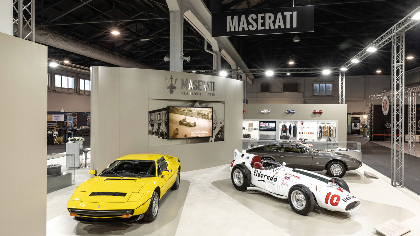 Lo stand di Maserati al Salone di Padova 2018