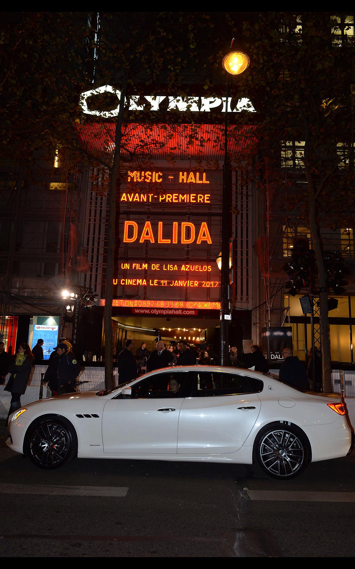 Maserati Quattroporte alla Premiere film DALIDA