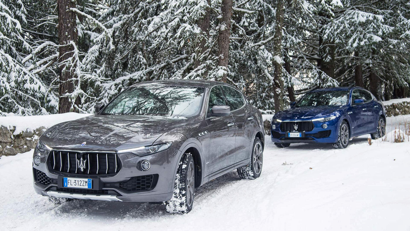 Maserati Levante Trofeo su Neve