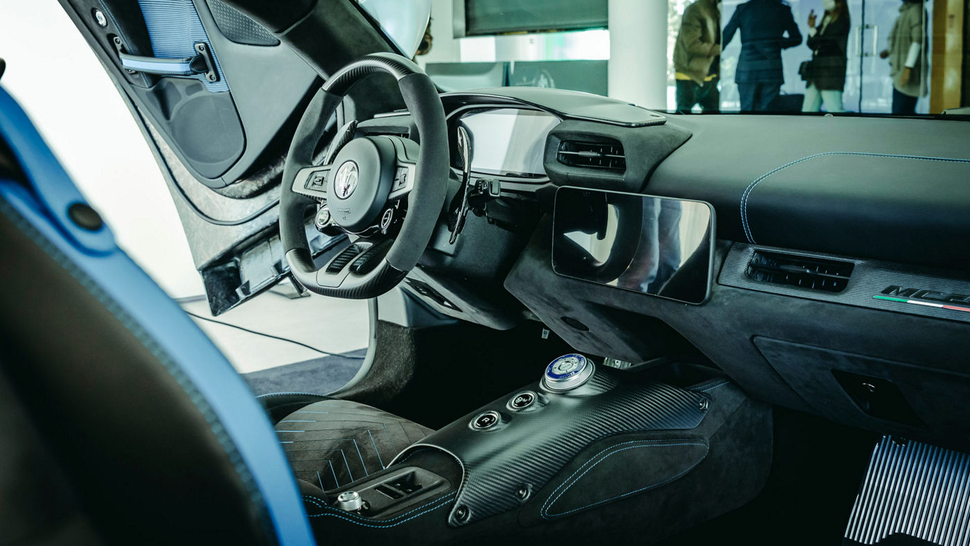 Interior del Maserati MC20 Fuoriserie Special Edition