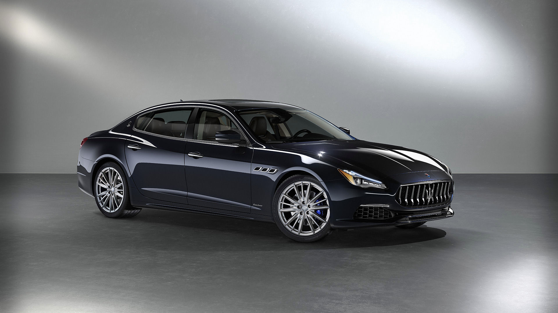 Front view of Maserati model