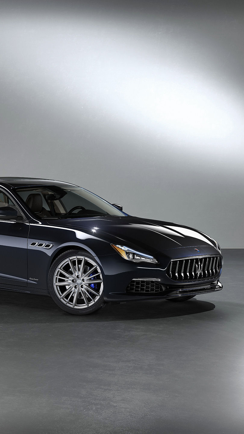 Front view of Maserati model