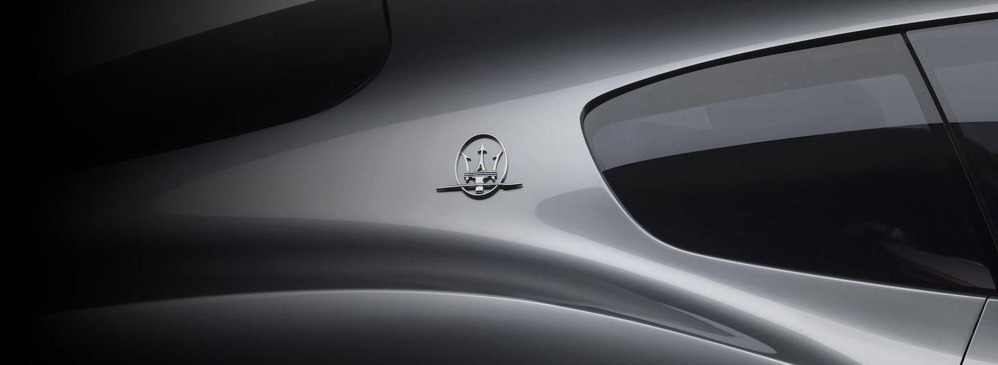 Maserati logo on Alfieri