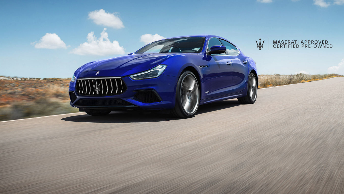 Blue Maserati model