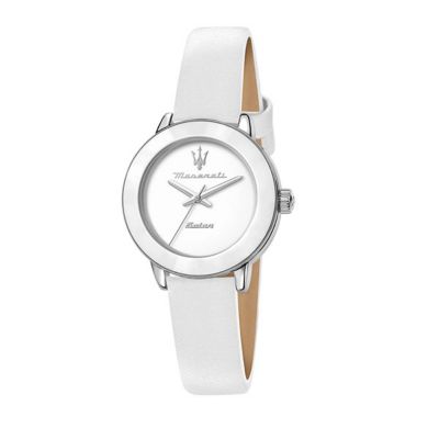 Maserati watch entirely white